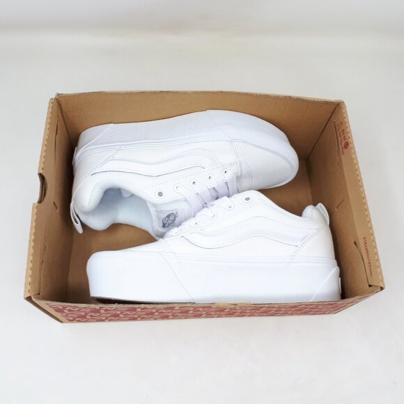 Vans Knu Stack Platform Stacked All True White Shoe Sneaker Mens 5.5 / Womens 7 - Picture 12 of 12
